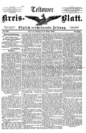 Teltower Kreisblatt vom 09.10.1894
