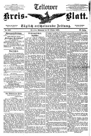 Teltower Kreisblatt vom 10.10.1894