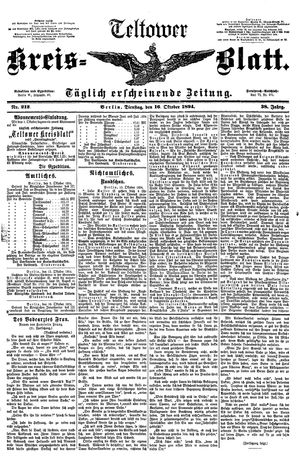 Teltower Kreisblatt vom 16.10.1894