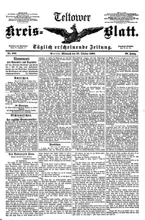 Teltower Kreisblatt vom 31.10.1894