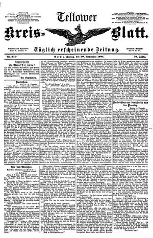 Teltower Kreisblatt vom 30.11.1894