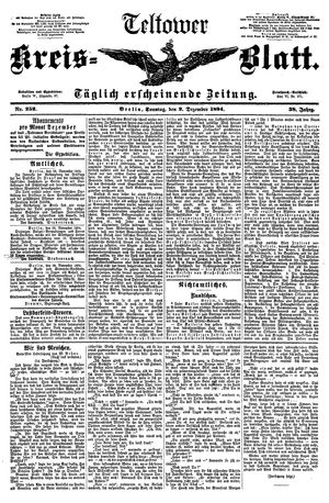 Teltower Kreisblatt vom 02.12.1894