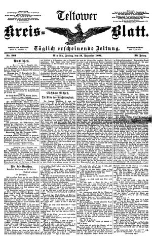 Teltower Kreisblatt vom 14.12.1894