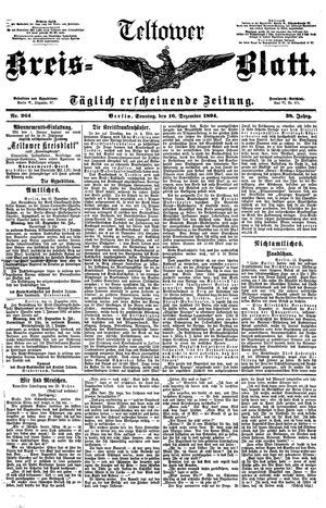 Teltower Kreisblatt vom 16.12.1894
