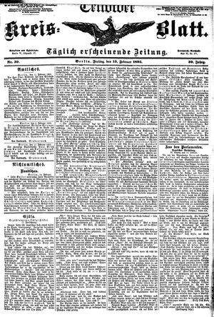 Teltower Kreisblatt vom 15.02.1895