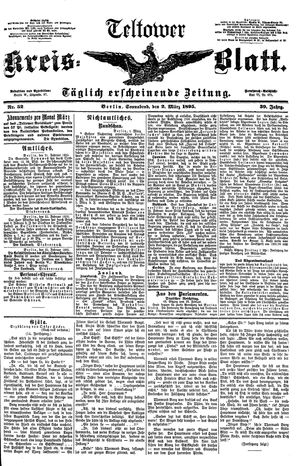 Teltower Kreisblatt on Mar 2, 1895