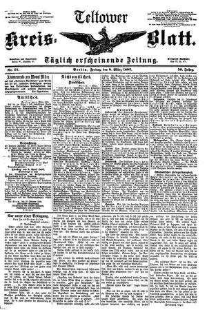 Teltower Kreisblatt vom 08.03.1895