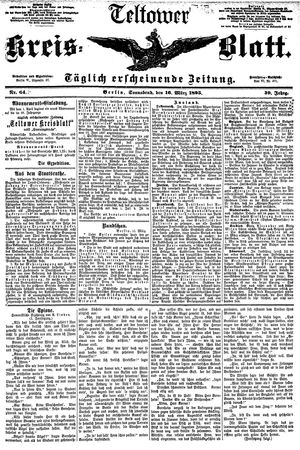 Teltower Kreisblatt on Mar 16, 1895