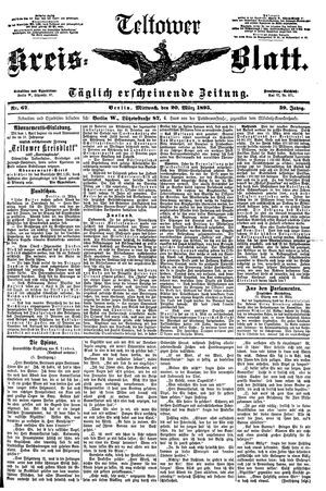 Teltower Kreisblatt on Mar 20, 1895