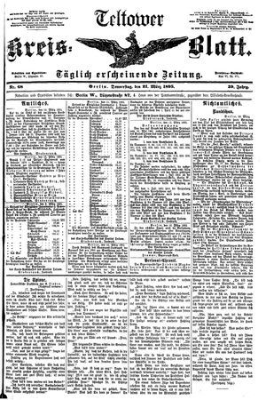 Teltower Kreisblatt on Mar 21, 1895