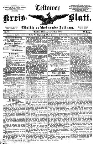 Teltower Kreisblatt vom 03.04.1895