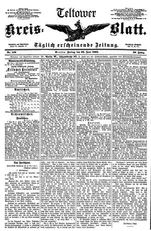 Teltower Kreisblatt vom 28.06.1895