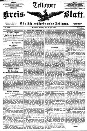 Teltower Kreisblatt vom 09.07.1895