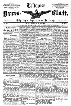 Teltower Kreisblatt vom 12.07.1895