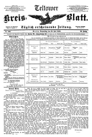Teltower Kreisblatt vom 18.07.1895