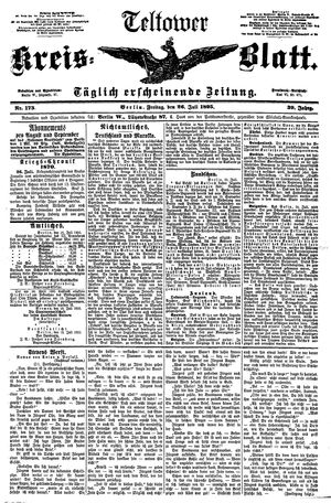 Teltower Kreisblatt vom 26.07.1895
