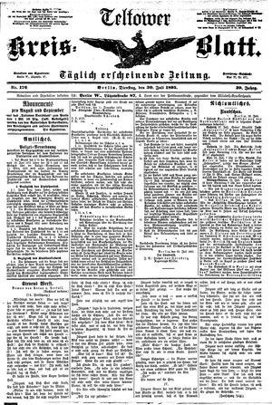 Teltower Kreisblatt vom 30.07.1895