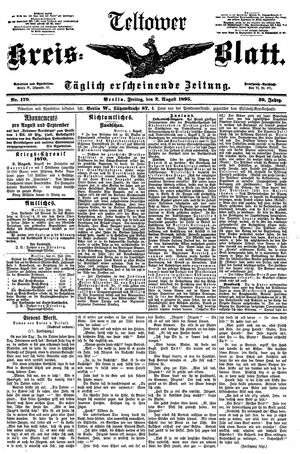 Teltower Kreisblatt vom 02.08.1895
