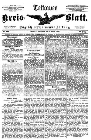 Teltower Kreisblatt vom 03.08.1895