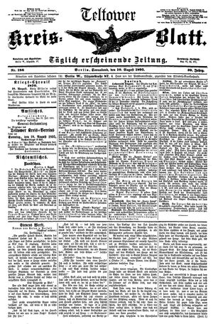 Teltower Kreisblatt vom 10.08.1895