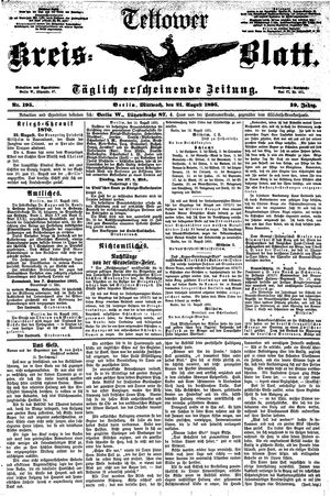 Teltower Kreisblatt vom 21.08.1895