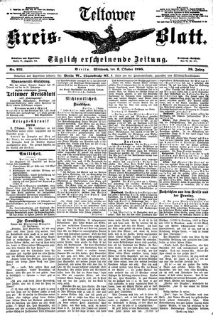 Teltower Kreisblatt vom 02.10.1895