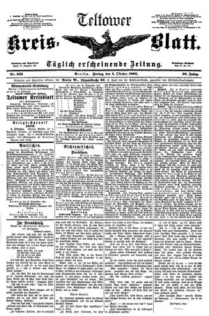 Teltower Kreisblatt vom 04.10.1895