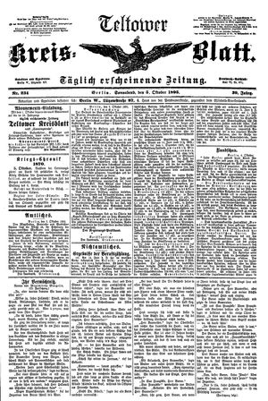 Teltower Kreisblatt vom 05.10.1895
