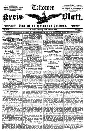 Teltower Kreisblatt vom 06.10.1895