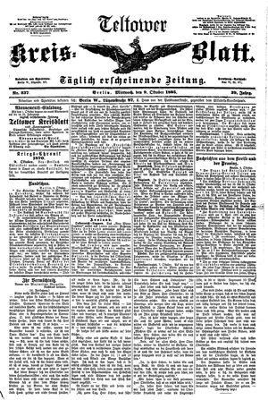 Teltower Kreisblatt vom 09.10.1895