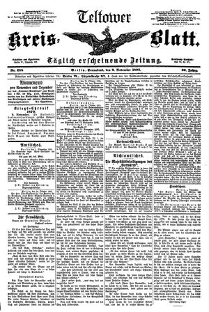 Teltower Kreisblatt vom 02.11.1895
