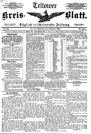 Teltower Kreisblatt vom 06.11.1895