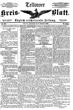 Teltower Kreisblatt vom 09.11.1895