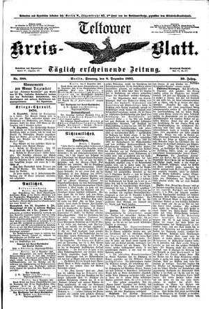 Teltower Kreisblatt vom 08.12.1895