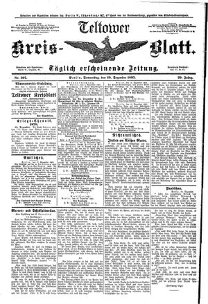 Teltower Kreisblatt vom 19.12.1895