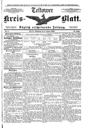 Teltower Kreisblatt vom 08.01.1896