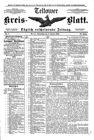 Teltower Kreisblatt vom 09.01.1896