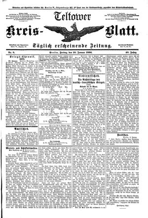 Teltower Kreisblatt on Jan 10, 1896
