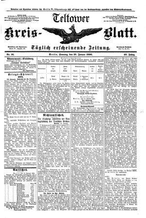 Teltower Kreisblatt vom 19.01.1896