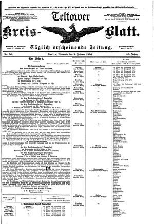 Teltower Kreisblatt vom 05.02.1896