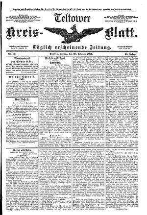 Teltower Kreisblatt vom 28.02.1896