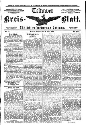 Teltower Kreisblatt vom 04.03.1896
