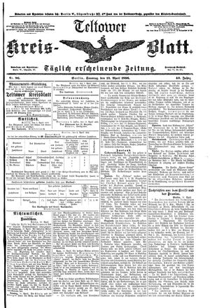 Teltower Kreisblatt vom 12.04.1896