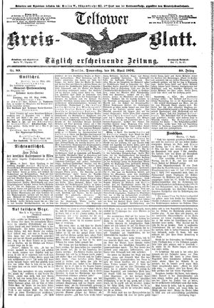 Teltower Kreisblatt vom 16.04.1896