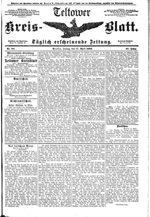 Teltower Kreisblatt on Apr 17, 1896