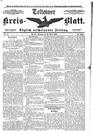 Teltower Kreisblatt vom 19.04.1896