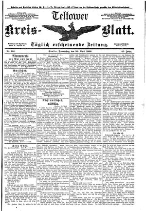 Teltower Kreisblatt vom 30.04.1896