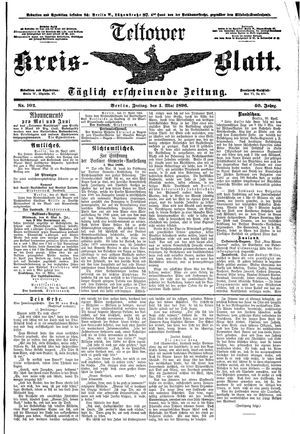 Teltower Kreisblatt on May 1, 1896