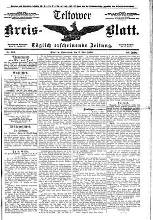 Teltower Kreisblatt on May 2, 1896
