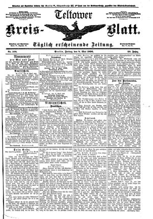 Teltower Kreisblatt on May 8, 1896